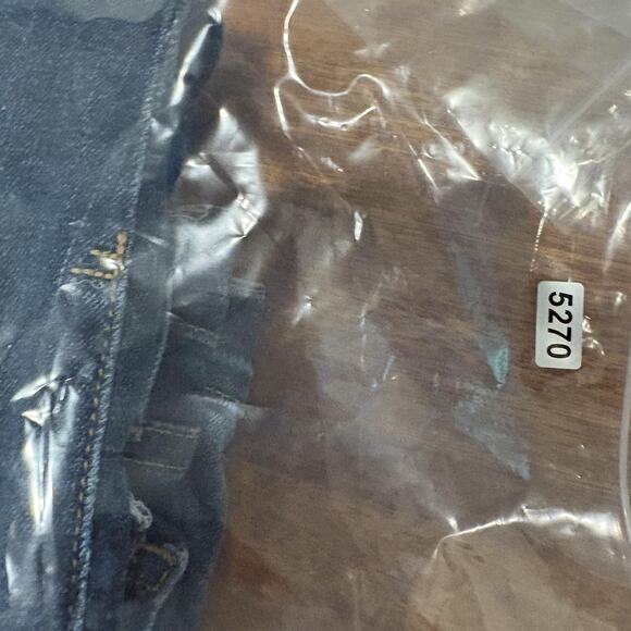 Frame Jeans Womens 25x24 Ali High Rise Cigarette Prescott Raw Hem Stretch Denim - Picture 16 of 16